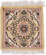 Agra Tappeto orientale 30x30 (Indian) Annodato A Mano
