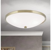 Orion DL 7-531/40 - Plafoniera AIDA 3xE27/60W/230V diametro 40 cm ottone