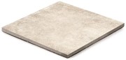 Lastra di cemento Miniera White Natural in pietra beige L 60 x L 60 cm, spessore 30 mm