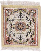 Agra Tappeto orientale 30 x 30 (Indian) Annodato A Mano