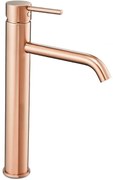 Rubinetto da lavabo Rea Lungo Rose Gold High