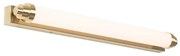 Applique da parete bianca con oro incl. LED dimmerabile a 3 livelli IP44 - Yordi
