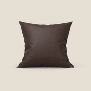 Honey cuscino disponibile in diversi colori realizzato in tessuto simil cotone impermeabile T13 marrone