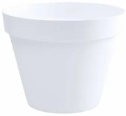 Vaso EDA Tuscan  Ø 40 x 32 cm Rotonda Bianco polipropilene