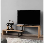 Tavolo TV OVIT 44x153 cm marrone/nero