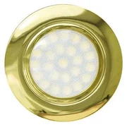 Faro da incasso LED 220V 4W, IP44, foro ø56mm - 60mm Dorato Colore Bianco Naturale 4.200K