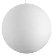 Sospensione Moderna Carta Metallo Bianco 1 Luce E27 D40Cm