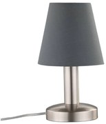 Lindby - Hanno Lampada da Tavolo Grey/Nickel Lindby