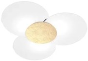 Clover applique-plafoniera d.70 cm 6 luci foglia oro 1114-70-fo