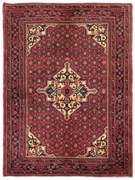Hamedan Tappeto 220 x 160 (Iran) Annodato A Mano