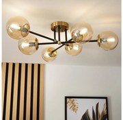 Brilagi - Lampadario da soffitto MALIVA 6xE14/15W/230V dorato