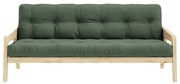 Divano letto verde 204 cm Grab - Karup Design