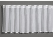 Tenda bianca 45x140 cm Jacquard-Voile - Gardinia