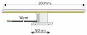 Lampada LED da specchio Cromo 45W  IP44 - Doppia Installazione