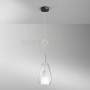 Vetro pirex trasparente con cavo e connettore 16x38cm base di attac...