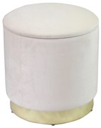 LARA - pouf rotondo in velluto