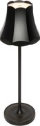 Lampada da tavolo retrò ricaricabile IP44 nera - Granny
