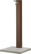 Fontana da Giardino con Rubinetto e Base in Cemento Belfer 42/QBM Ruggine...
