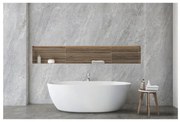 Piastrella da pavimento esterno 120 x 280 cm Sp. 6 mm rettificato Hellir in gres naturale opaco grigio traffico intenso (pei 4/5) R10 3.36 mq