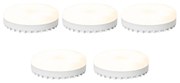 Set di 5 lampadine LED Smart GX53 dimmerabili opale 9W 806 lm 2700-6500K