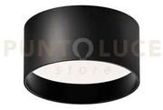 Gpl335c- faretto led  in alluminio nero satinato 3000k 1101lm 15w d...