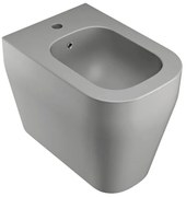 Bidet filomuro Tutto Evo OLYMPIA CERAMICA L 36 x H 42.5 x P 53 cm grigio opaco