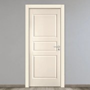 Porta interna a battente New York in MDF colore avorio, L 60 x H 210 cm, apertura a sinistra