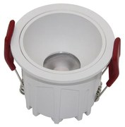 Faretto Da Incasso Moderno Alfa Led Alluminio Bianco Led Diffusore Pvc