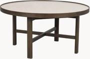 Tavolino da caffè rotondo in legno di quercia Marsden, Ø 90 cm