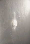 Applique james a led bianco 3000k 560w 16w dimmerabile d.15cm h. 40cm