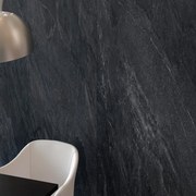 Piastrella da pavimento e rivestimento interno ed esterno 120 x 270 cm Sp. 6 mm rettificato Hellir in gres porcellanato nero 3.24 mq