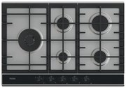 Haier I-Move Series 6 HAHG7WL5XH Piano Cottura Acciaio Inox da Incasso 74.5cm a Gas 5 Fornelli
