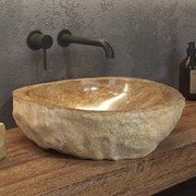 Lavabo da appoggio in onice puro 40-45 cm | Litos-Onyx - KAMALU