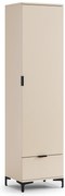 Armadio LANA SZ-50 Beige (Champagne) - GUARDAROBA 1 ANTA CON CASSETTO