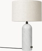Lampada da tavolo grande con luce regolabile e base in marmo Gravity, varie misure