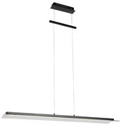 Lampada a sospensione moderna nera con LED dimmerabile a 3 step - Boone