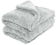 Coperta di peluche grigia, 130 x 170 cm Teddy - Tiseco Home Studio