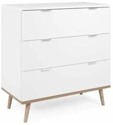 Cassettiera Scandinavian Bianco 79,8 x 40 x 86,5 cm