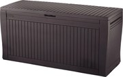 Baule Cassapanca da Esterno 116,7x57x44,7 cm in Resina Effetto Legno Keter Comfy Marrone...
