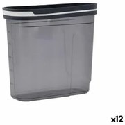 Barattolo Quid City Con coperchio Dispenser 1,8 L Grigio Plastica (12 Unità)