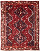 Shiraz Tappeto persiano 290 x 220 Rosso (Iran) Annodato A Mano