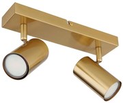 Globo 57911-2GO - Faretto ROBBY 2xGU10/35W/230V oro