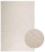 Tappeto Zızur Crema 160x230 Cm Aspetto Iuta Interni Ed Esterni /