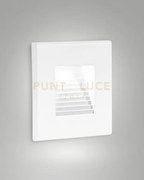 Sway segnapasso quadrato led 3w 3000k 215lm bianco ip65