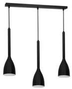 Lampadario su corda ISTAPPAR 3xE27/60W/230V nero