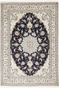 Nain Tappeto 170 x 250 Blu (Iran) Annodato A Mano