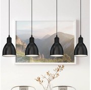 Eglo 49466 - Lampadario PRIDDY 4xE27/60W/230V