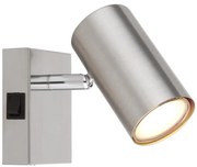 Globo 57911-1 - Faretto da parete ROBBY 1xGU10/25W/230V cromo opaco