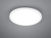 Plafoniera tiberius led rotonda bordo bianco r62984001