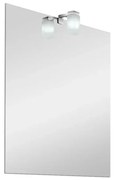 Specchio LED 50x70 cm reversibile con luce in vetro